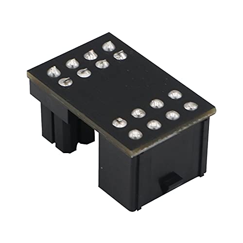 WLGQ ATX Female to Male 6pin RVS 180 Degree Angled Adapter for Desktops Graphics Card 