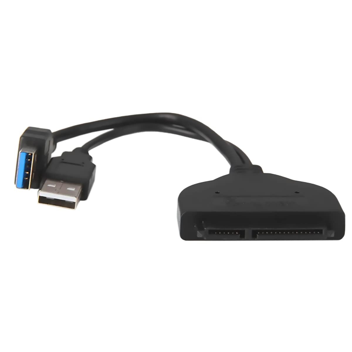 WLGQ SATA to USB Cable, USB 3.0 to SATA III HDD Adapter Converter with USB Power Delivery for 2.5" 3.5" HDD Data Read Transfer