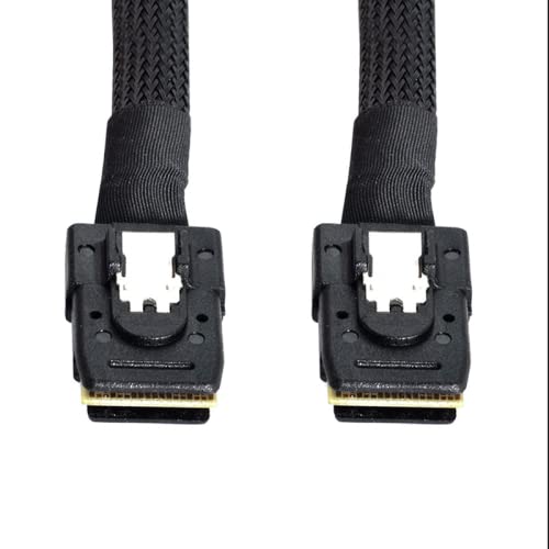 WLGQ SFF-8087 Mini SAS 36Pin Male to Male MiniSAS Server Hard Disk Raid Data Internal Cable 1M(3.3FT)