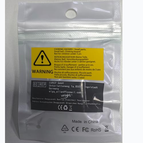 WLGQ 4K HDMI Dummy Load Virtual Plug High Resolution Virtual Monitor Display Emulator Next Generation Headless Display Adapter (Black Color - 1pcs)