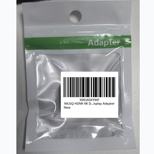 WLGQ 4K HDMI Dummy Load Virtual Plug High Resolution Virtual Monitor Display Emulator Next Generation Headless Display Adapter (Black Color - 1pcs)