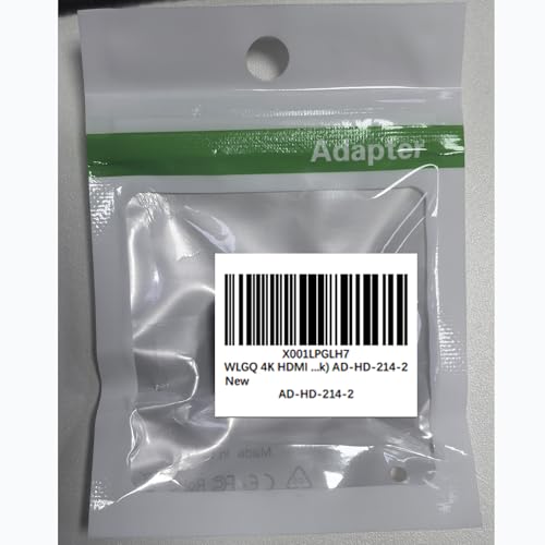 WLGQ 4K HDMI Dummy Load Virtual Plug High Resolution Virtual Monitor Display Emulator Next Generation Headless Display Adapter (Black Color - 1pcs)