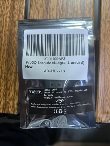 WLGQ 4K HDMI Dummy Load Virtual Plug High Resolution Virtual Monitor Display Emulator Next Generation Headless Display Adapter (Black Color - 1pcs)