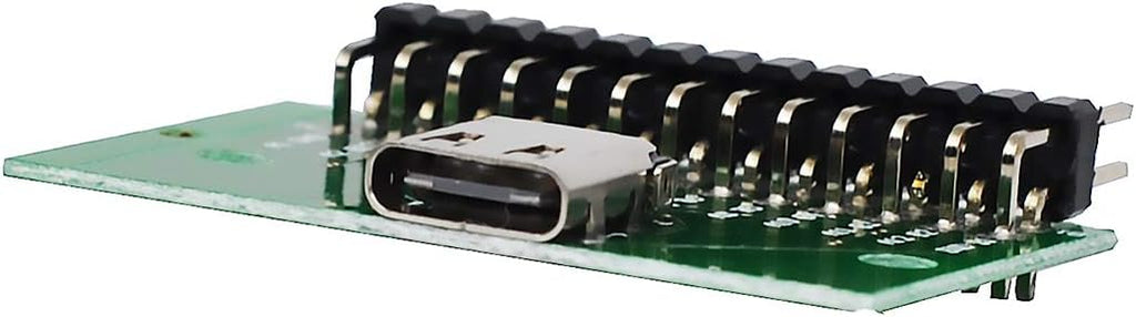 WLGQ USB 3.1 Type-C Test Board with PCB Test Socket | 2.54mm Pitch Header | USB-C Motherboard Diagnostic Tool for Electronics Engineers