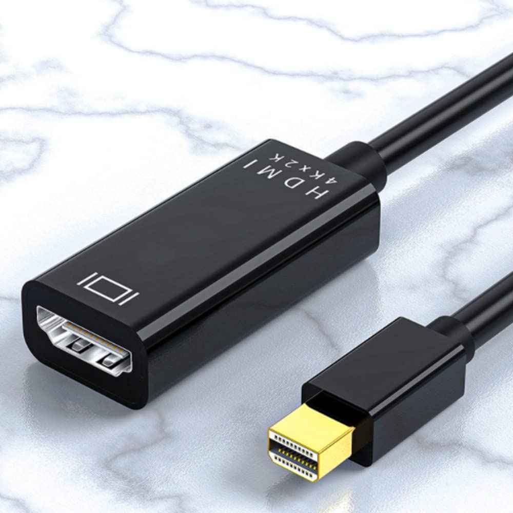 WLGQ 4K Mini DP to HDMI Adapter Mini Didplayport Thunderbolt to HDMI