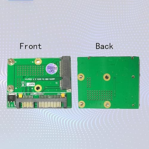 WLGQ mSATA Mini PCIe SSD Solid State Drive to 2.5 Inch SATA Adapter Card