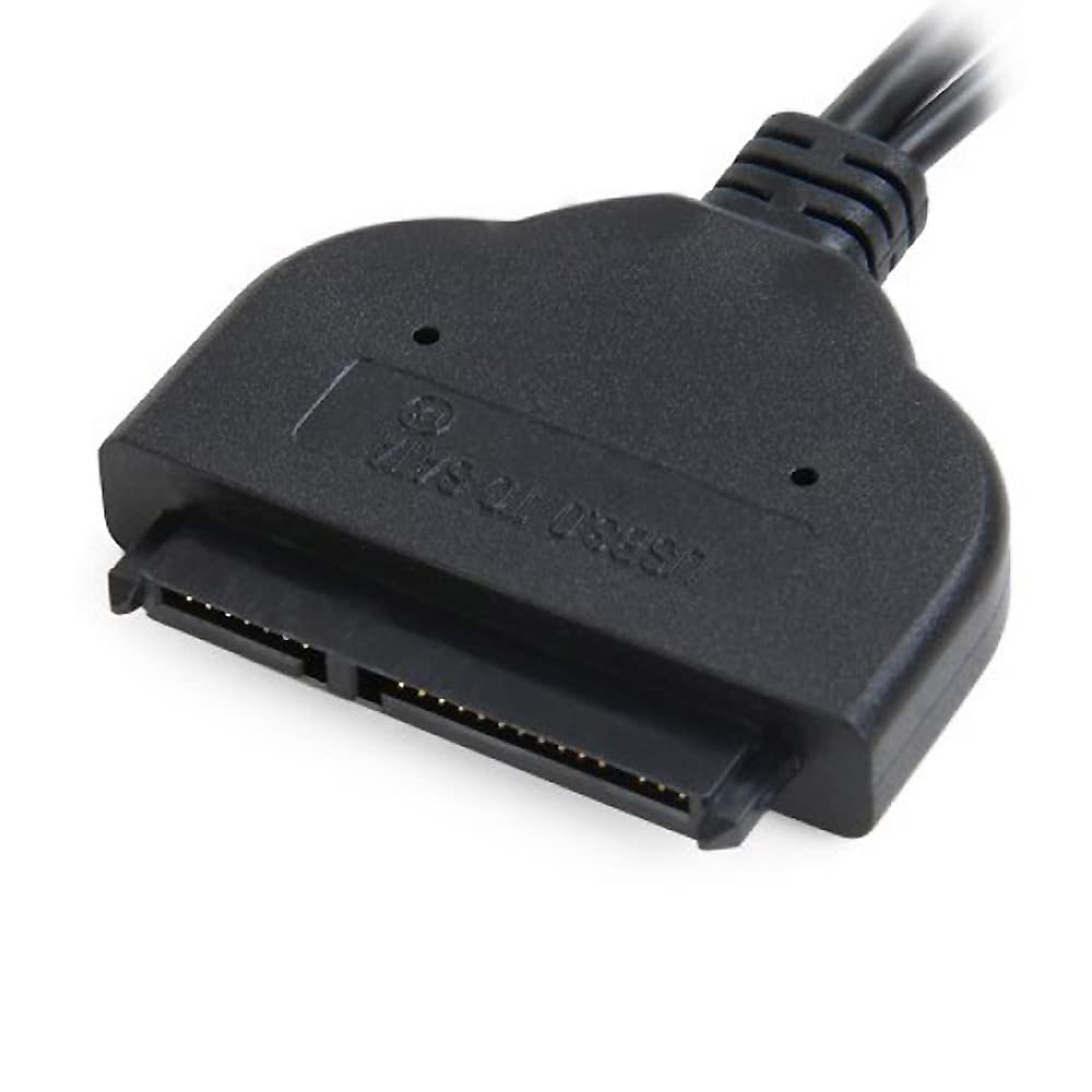 WLGQ SATA to USB Cable, USB 3.0 to SATA III HDD Adapter Converter with USB Power Delivery for 2.5" 3.5" HDD Data Read Transfer