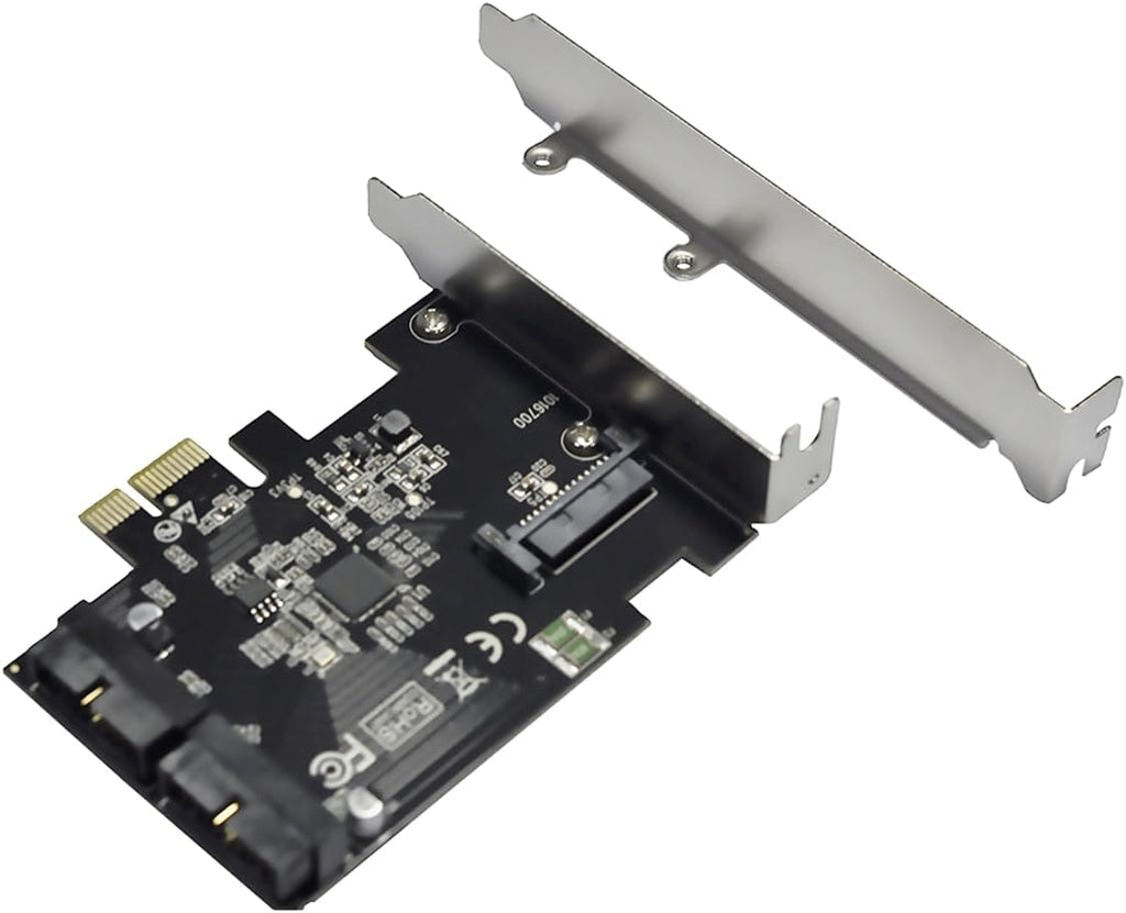 WLGQ PCI-E Rear Panel Adapter Card X1 to 2 Ports USB 3.0 IDC19 Pin PCI Express to Dual 20 Pin USB 3.0