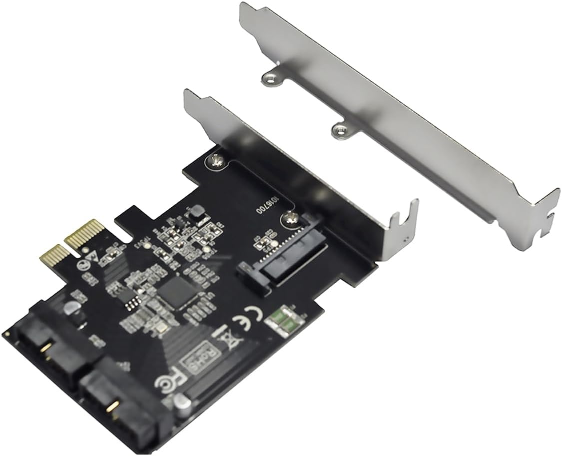 WLGQ PCI-E Rear Panel Adapter Card X1 to 2 Ports USB 3.0 IDC19 Pin PCI Express to Dual 20 Pin USB 3.0