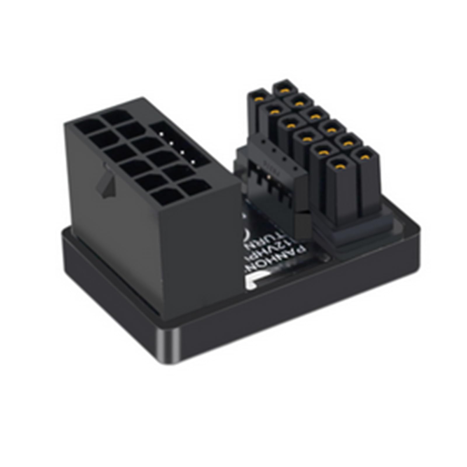 WLGQ 12VHPWR 180 Degree Angled Adapter, 600W PCIe 5.0 Power Adapter ATX 3.0 16 Pin (12+4) Connector for GeForce RTX 3090Ti 4070Ti 4080 4090 Graphic Card(B Type) 