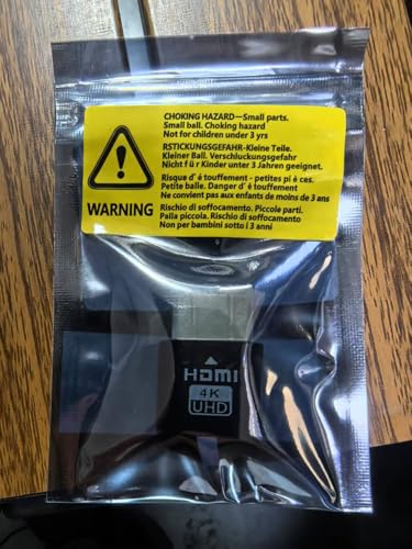 WLGQ 4K HDMI Dummy Load Virtual Plug High Resolution Virtual Monitor Display Emulator Next Generation Headless Display Adapter (Black Color - 1pcs)