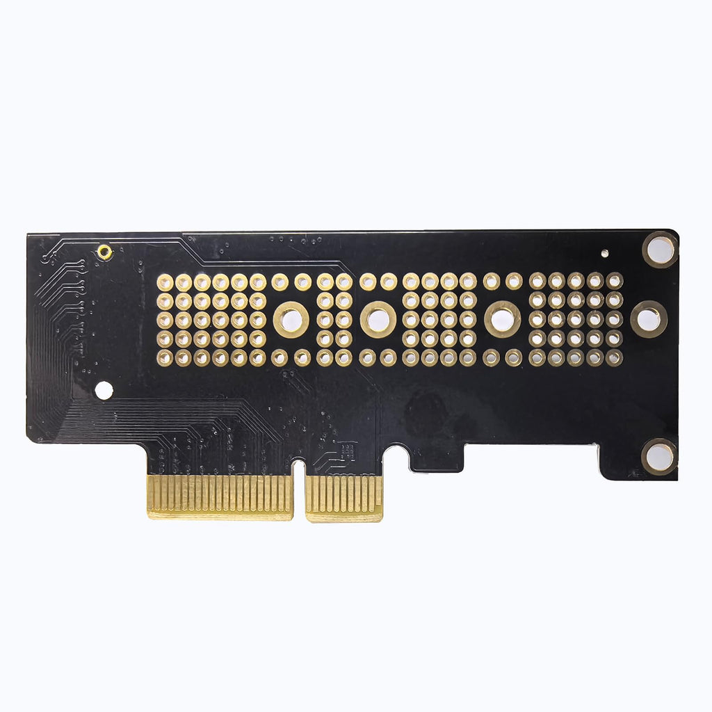 WLGQ M.2 NVMe SSD to PCIe X4 Adapter Card, Black, Supports 2230/2242/2260/2280