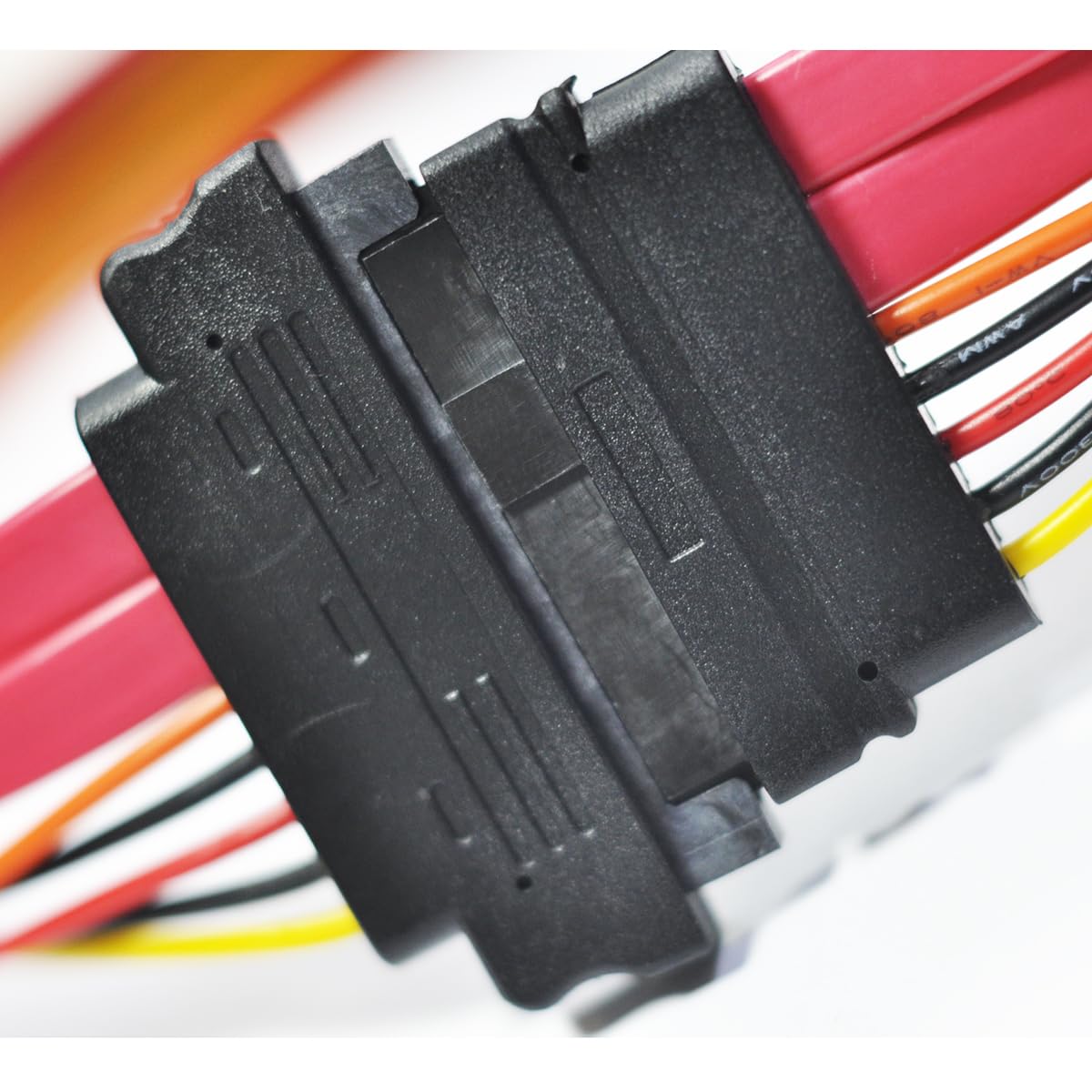 WLGQ SAS 29PIN SFF-8482 Male to Female Extension Cable Hard Drive Cable