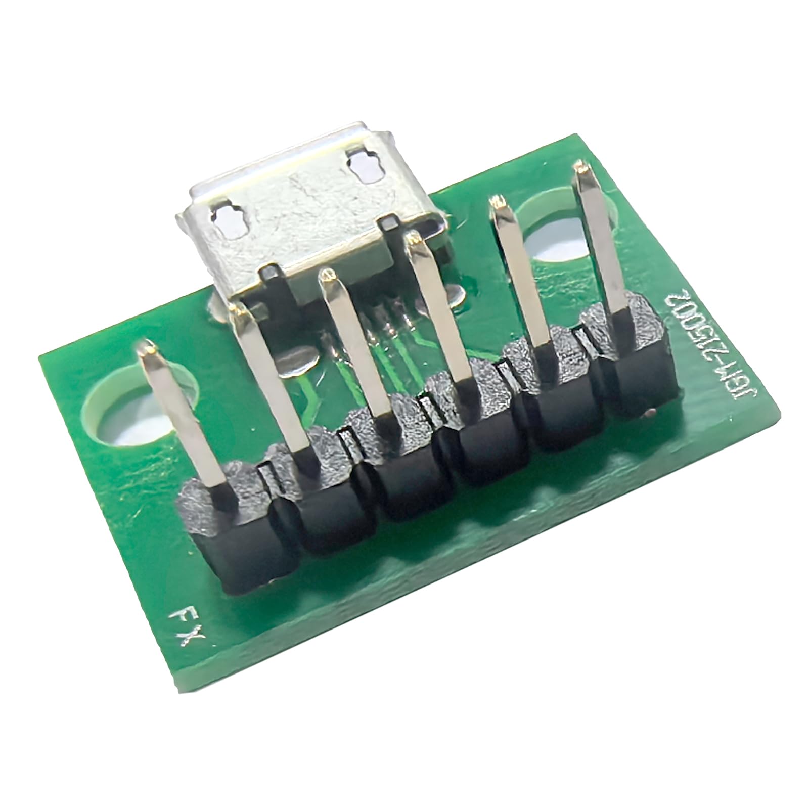 WLGQ Micro USB 2.0 Test PCB Breakout Board, 6-Pin Interface, 10 Pack