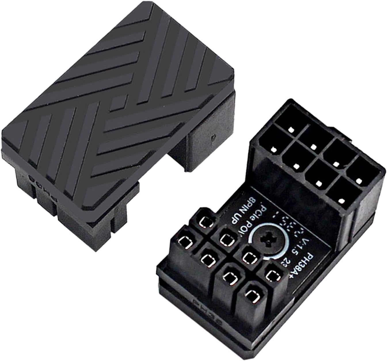 WLGQ 12VHPWR 180 Degree Angled Adapter, 600W PCIe 5.0 Power Adapter ATX 3.0 16 Pin (12+4) Connector for GeForce RTX 3090Ti 4070Ti 4080 4090 Graphic Card(B Type) 