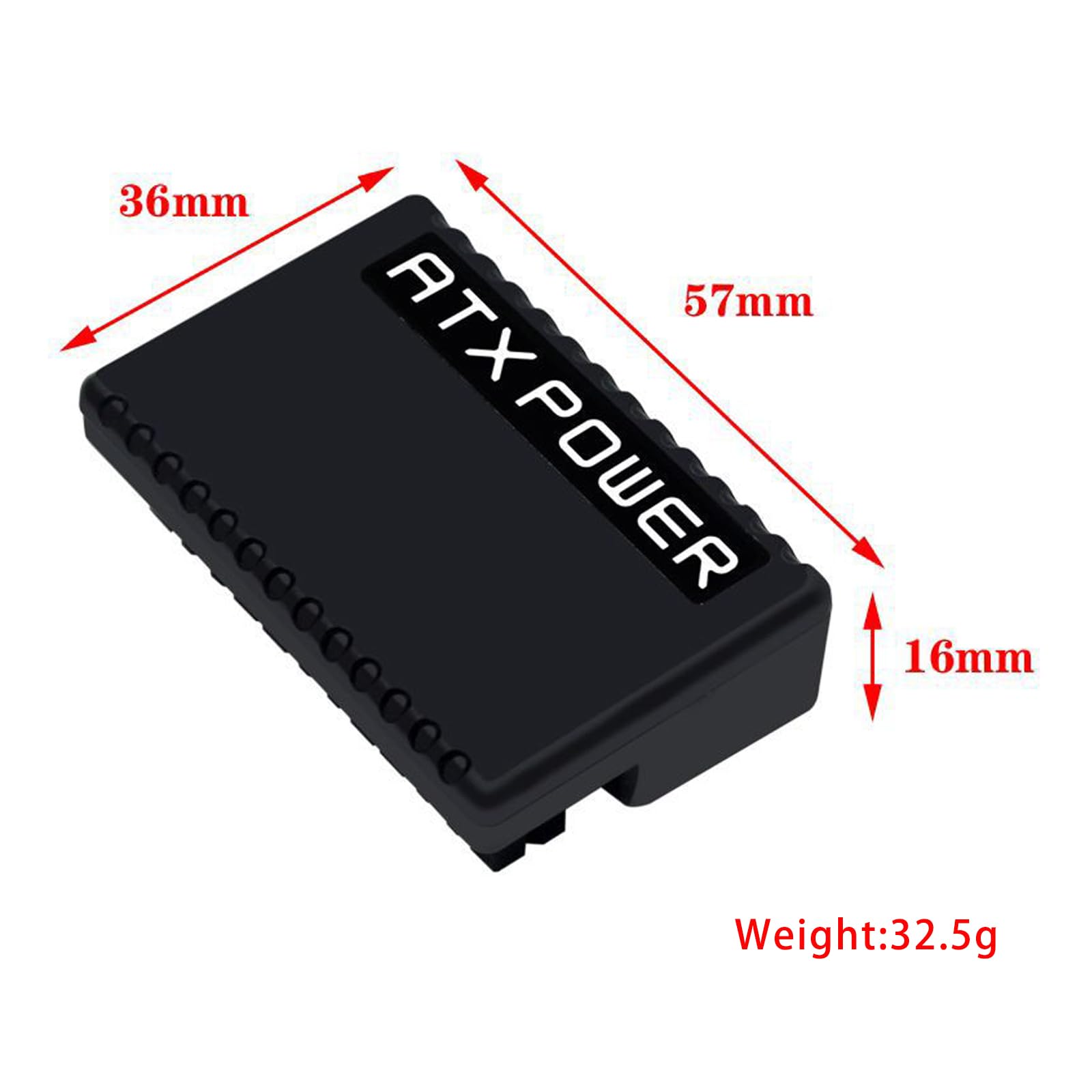 WLGQ ATX 24 Pin 90 Degree Right Angle Male to Female Adapter, Protective Shell for PC Motherboard Power Supply