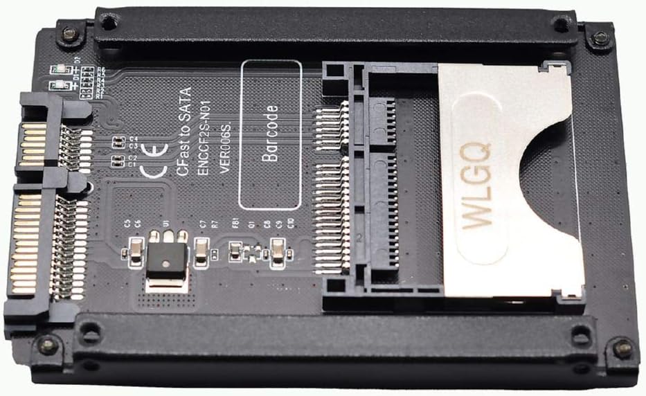 WLGQ CFAST Card Reader to SATA Adapter Card for Industrial Motherboard 2.5 inch Hard Disk Case SSD HDD 540MB/S Reading Speed EOS-1D X Mark II