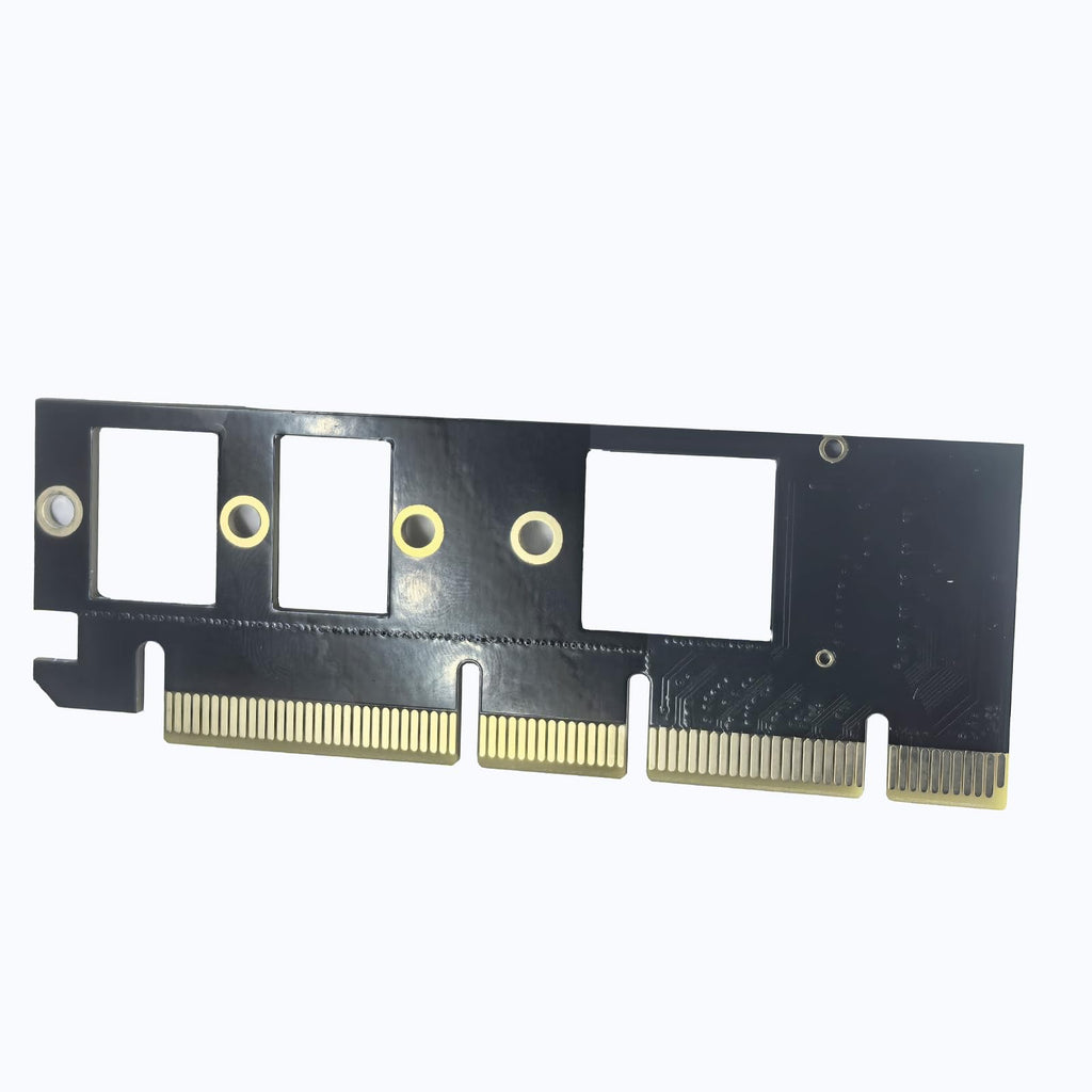 WLGQ M.2 NVMe SSD to PCIe X4 Adapter Card, Black, Supports 2230/2242/2260/2280