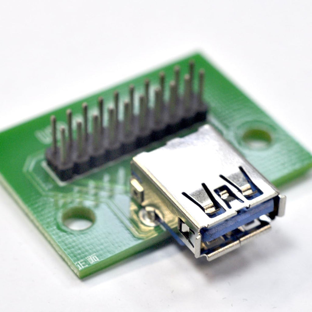 WLGQ USB 3.0 A Type Female 2.54mm Breakout Board DIY Test connecter with 10pin pcbboard
