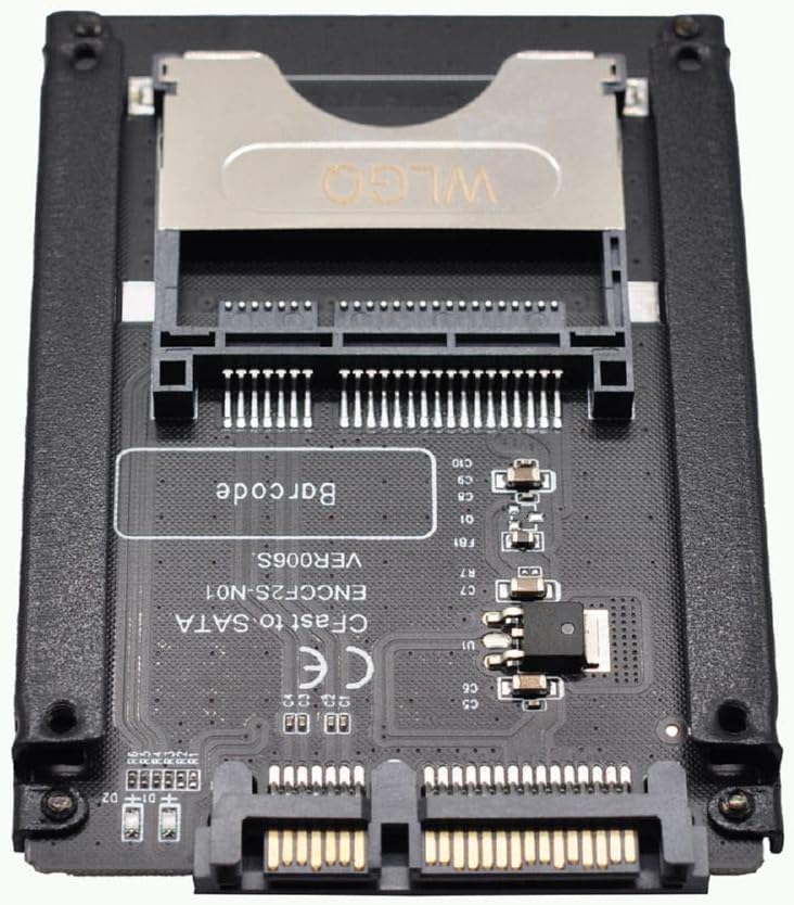 WLGQ CFAST Card Reader to SATA Adapter Card for Industrial Motherboard 2.5 inch Hard Disk Case SSD HDD 540MB/S Reading Speed EOS-1D X Mark II