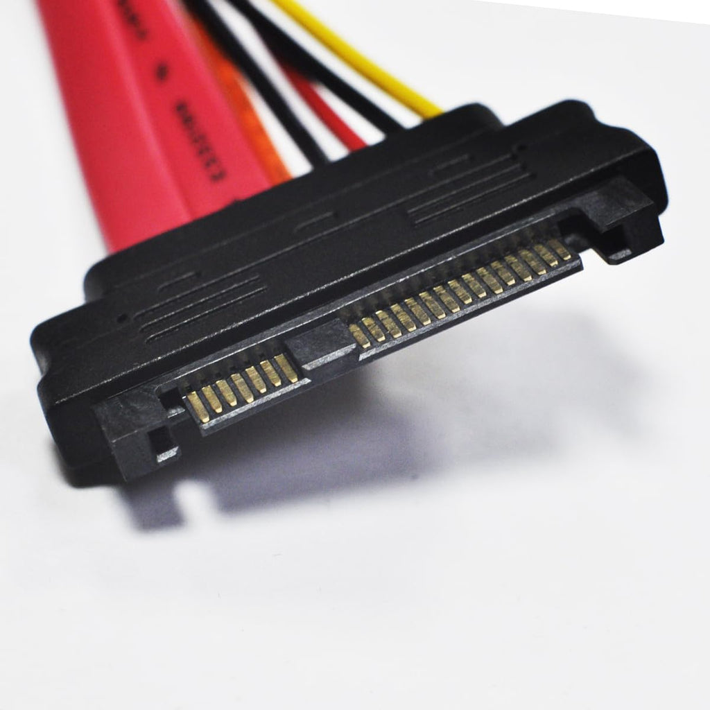 WLGQ SAS 29PIN SFF-8482 Male to Female Extension Cable Hard Drive Cable