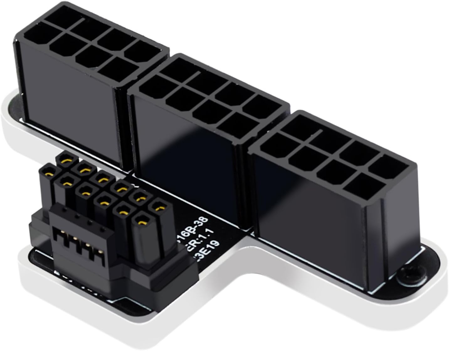 WLGQ 12VHPWR 180 Degree Angled Adapter, 600W PCIe 5.0 Power Adapter ATX 3.0 16 Pin (12+4) Connector for GeForce RTX 3090Ti 4070Ti 4080 4090 Graphic Card(B Type) 