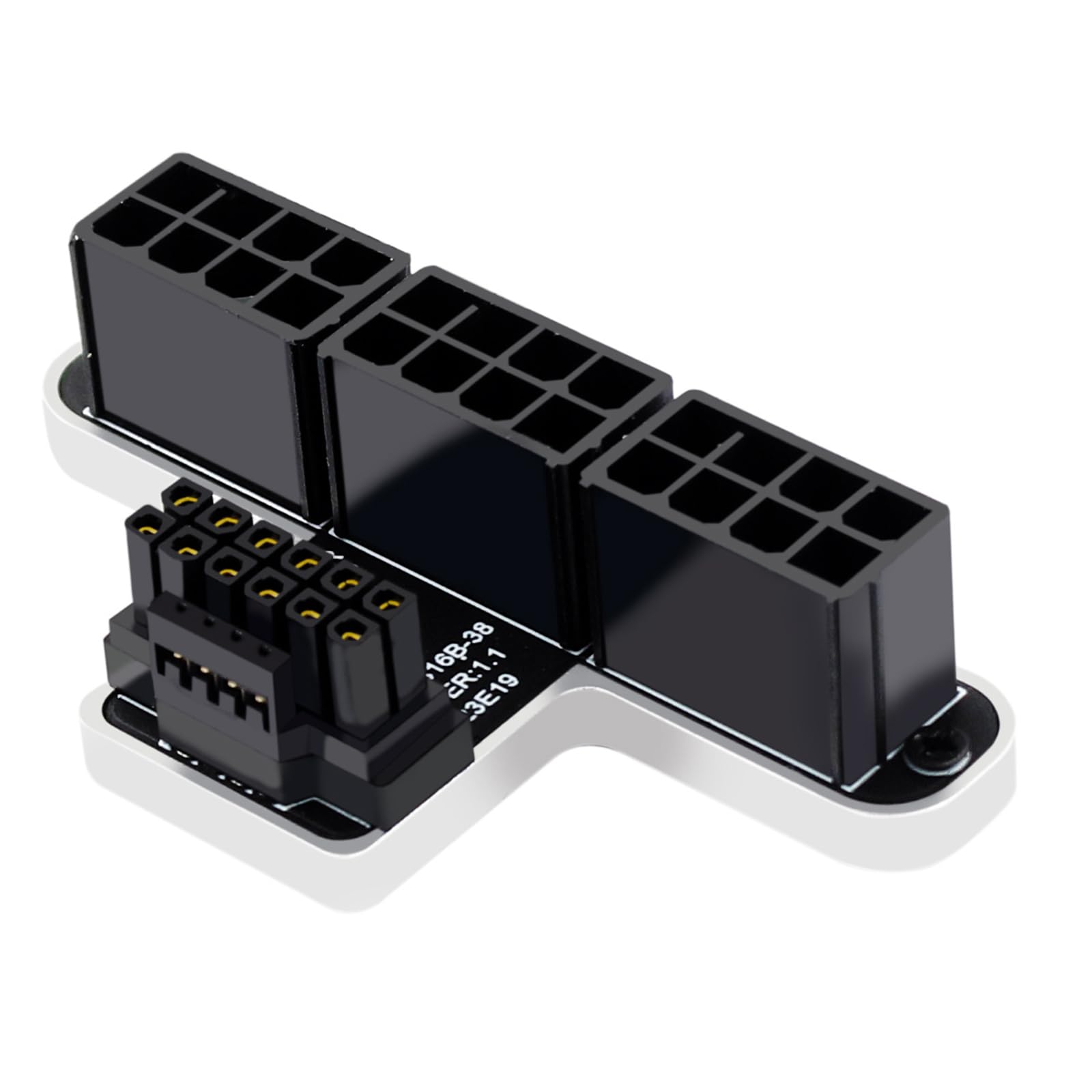 WLGQ 12VHPWR 180 Degree Angled Adapter, 600W PCIe 5.0 Power Adapter ATX 3.0 16 Pin (12+4) Connector for GeForce RTX 3090Ti 4070Ti 4080 4090 Graphic Card(B Type) 