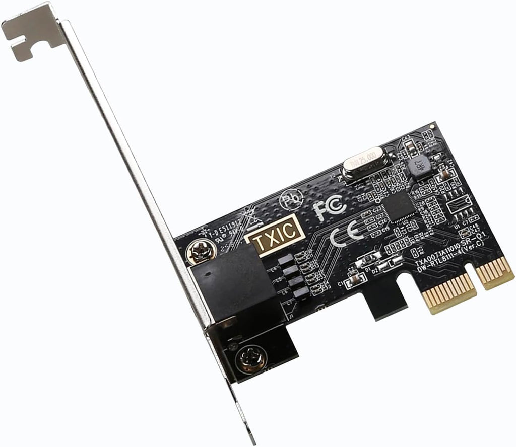 PCI-E Network Card, Gigabit Ethernet Adapter, Intel 8111E Chip, 1000Mbps, PCI Express X1 Interface