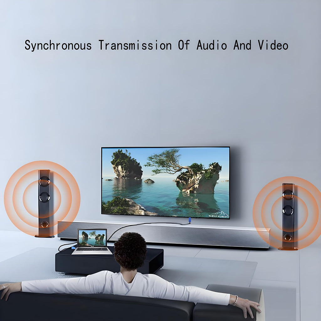 HDMI to Ethernet Adapter & Extender Over Cat5e/Cat6 HDMI to RJ45 Converter with Long-Distance Transmission, 1080P & Ultra HD Support, Plug-and-Play for TV, Gaming, Office